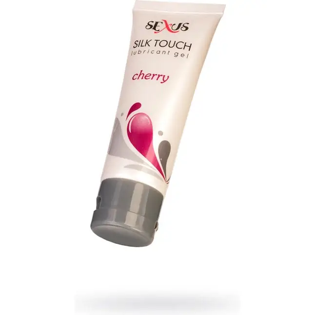 Увлажняющая смазка с ароматом вишни Silk Touch Cherry - 50 мл - Sexus Lubricant. Фотография 4.