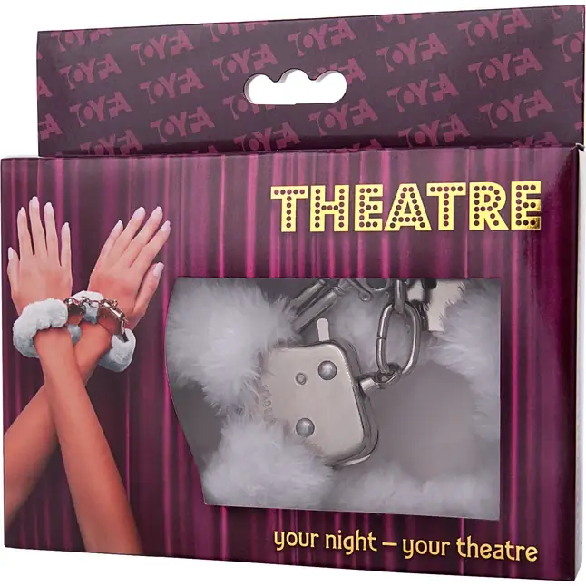 Наручники с белой меховой опушкой - Theatre. Фотография 3.