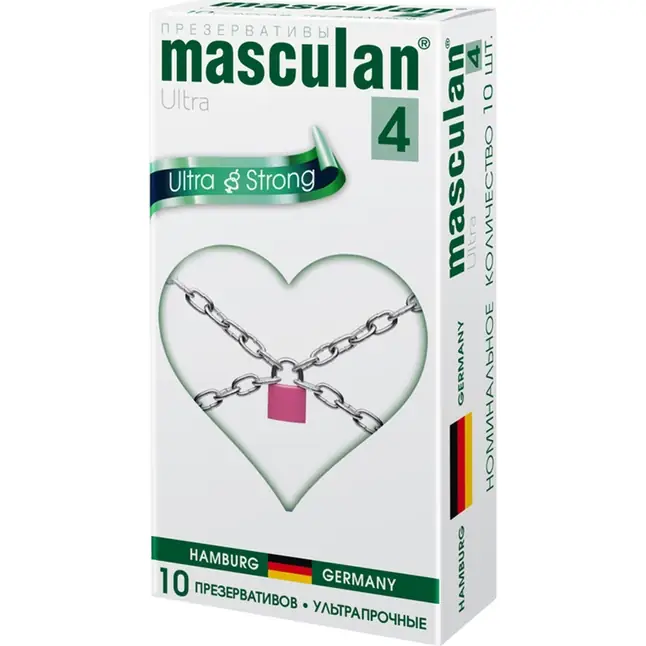 Ультрапрочные презервативы Masculan Ultra 4 Strong - 10 шт