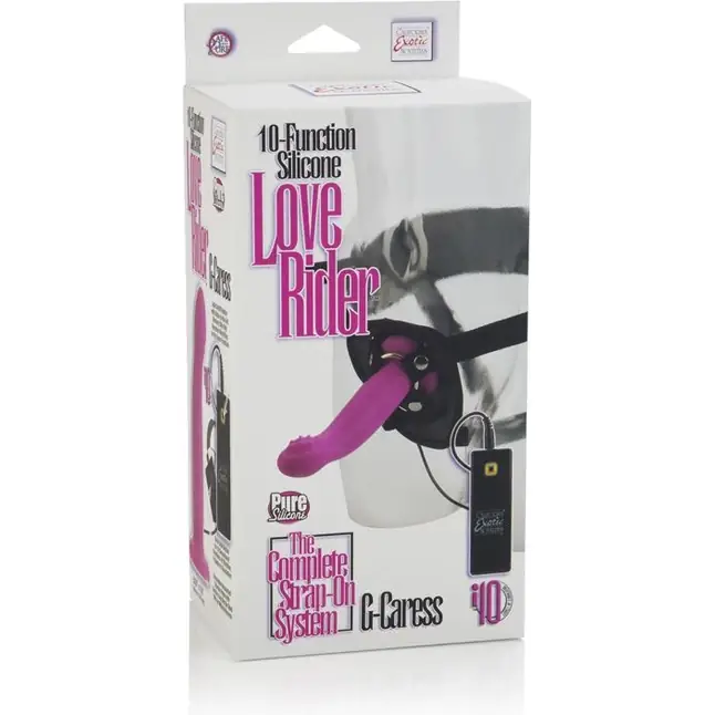 Женский страпон 10-Function Silicone Love Rider G-Caress - 16 см - Love Rider. Фотография 2.
