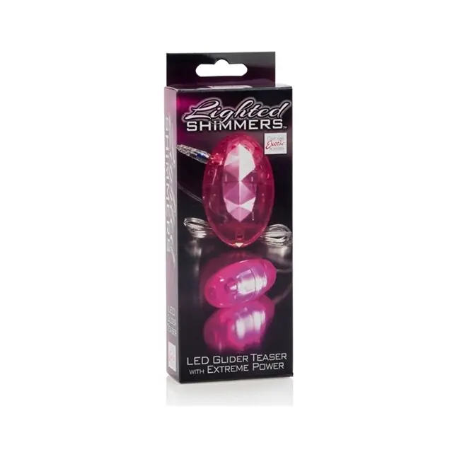 Вибромассажер-пуля со светодиодами Lighted Shimmers - Lighted Shimmers. Фотография 2.
