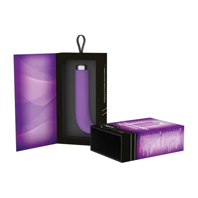 Сиреневый вибратор с изогнутой головкой Charms Curve Lavender - Key. Фотография 4.