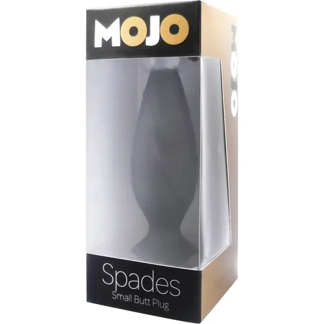 Маленькая черная анальная пробка Mojo - 10 см - Mojo. Фотография 2.