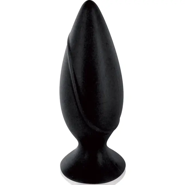 Черная большая анальная пробка Mojo Spades Large Butt Plug - 12 см - Mojo