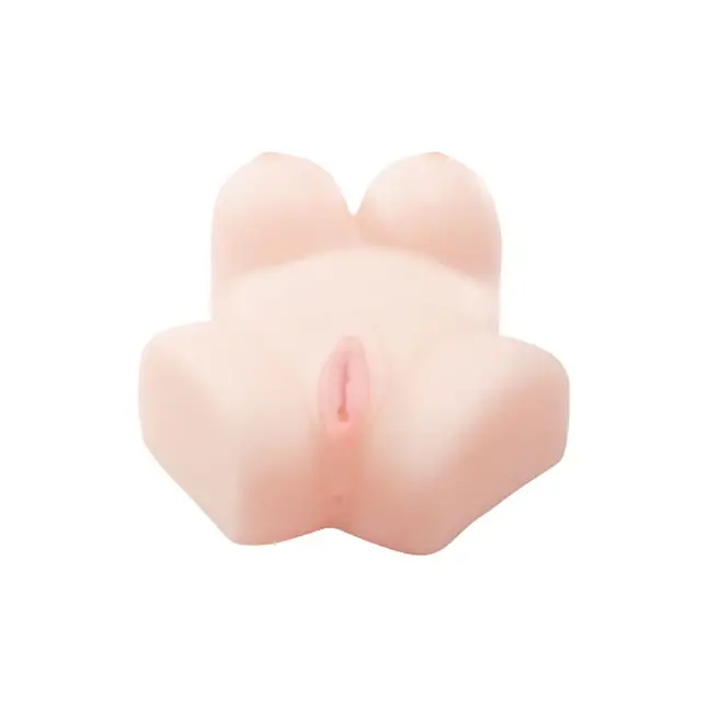 Мастурбатор полуторс с большой грудью и вибрацией Double-D - Pipedream Extreme Toyz. Фотография 3.