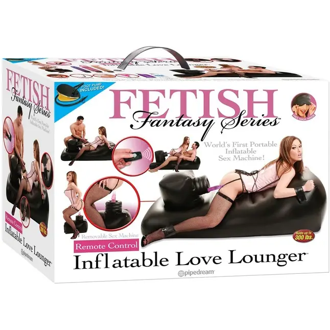 Надувная кушетка с насадками Inflatable Love Lounger - Fetish Fantasy Series. Фотография 2.