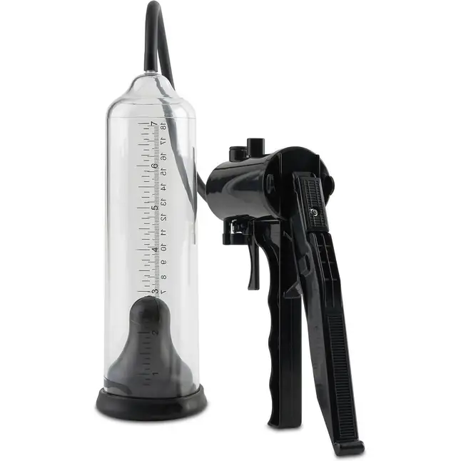 Мужская вакуумная помпа с удобным рычагом Thick Dick Power Pump - Pump Worx