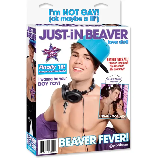 Надувная кукла Just-In Beaver - Pipedream Products