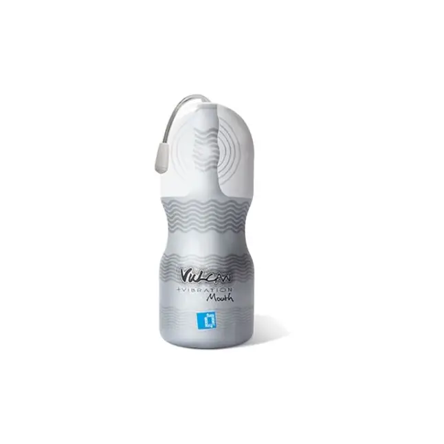 Мастурбатор-ротик с вибрацией Vulcan Love Skin Masturbator Ripe Mouth Vibe - Vulcan