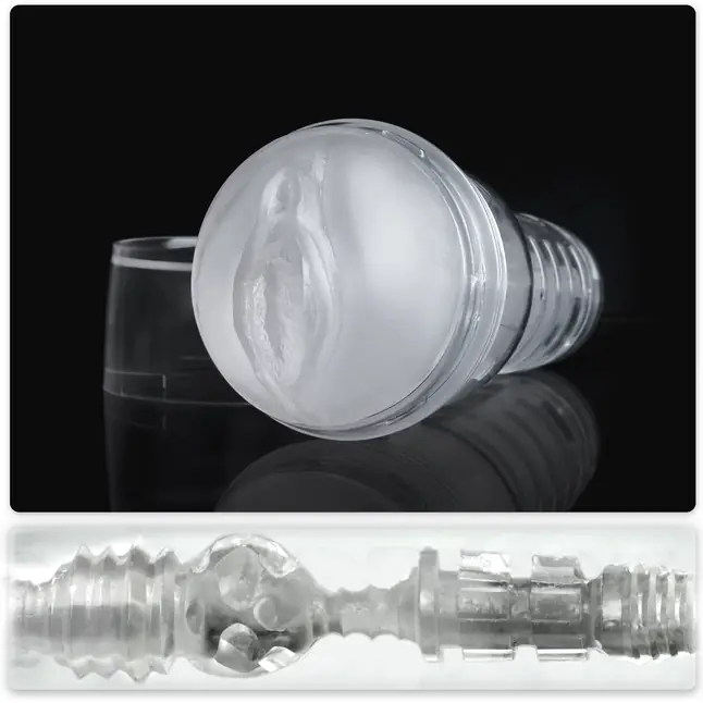 Прозрачный мастурбатор-вагина Fleshlight - Ice Lady Crystal