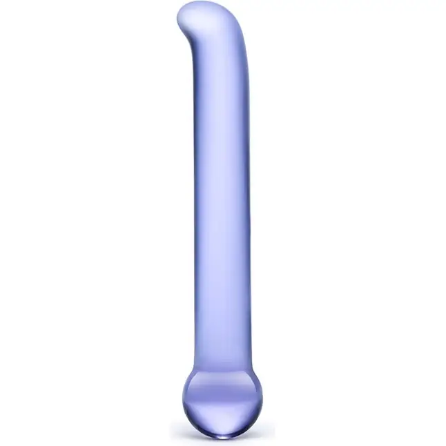 Гладкий стеклянный стимулятор G-Spot Tickler - 17 см
