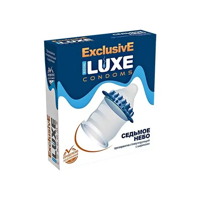 Презерватив LUXE Exclusive «Седьмое небо» - 1 шт - Luxe Exclusive