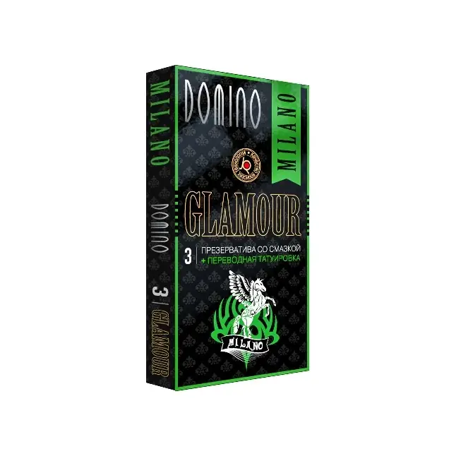 Презервативы DOMINO Glamour Milano - 3 шт - Glamour №3