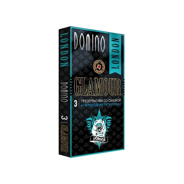 Презервативы DOMINO Glamour London - 3 шт - Glamour №3
