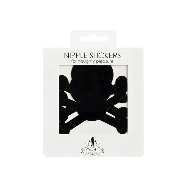 Украшение на соски Nipple Stickers в форме черепов - Ouch!. Фотография 2.