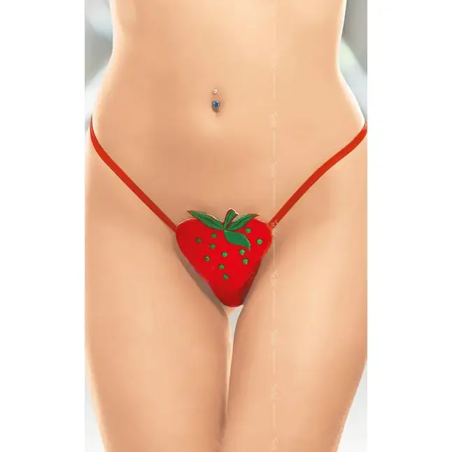 Трусики в форме клубнички - Pants Thongs