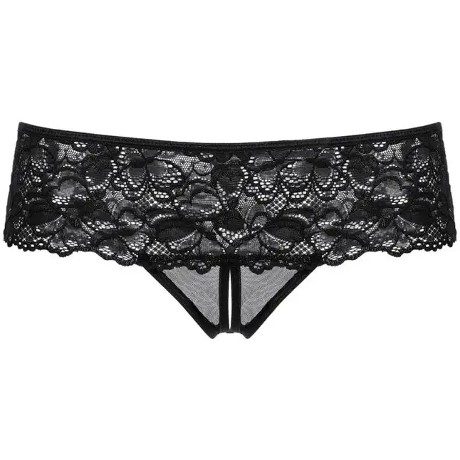 Трусики с широким поясом, с прорезью спереди и сзади - Pants Thongs. Фотография 4.