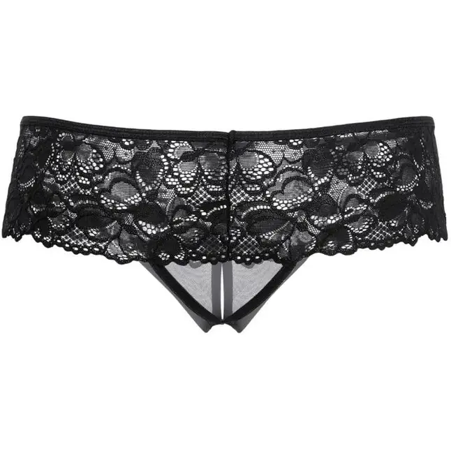 Трусики с широким поясом, с прорезью спереди и сзади - Pants Thongs. Фотография 5.