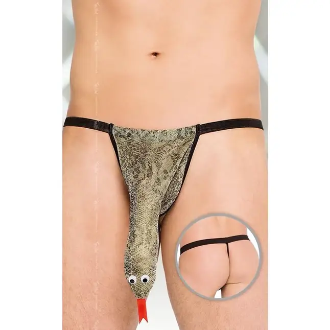 Трусики-стринг со змеёй - Men s collection