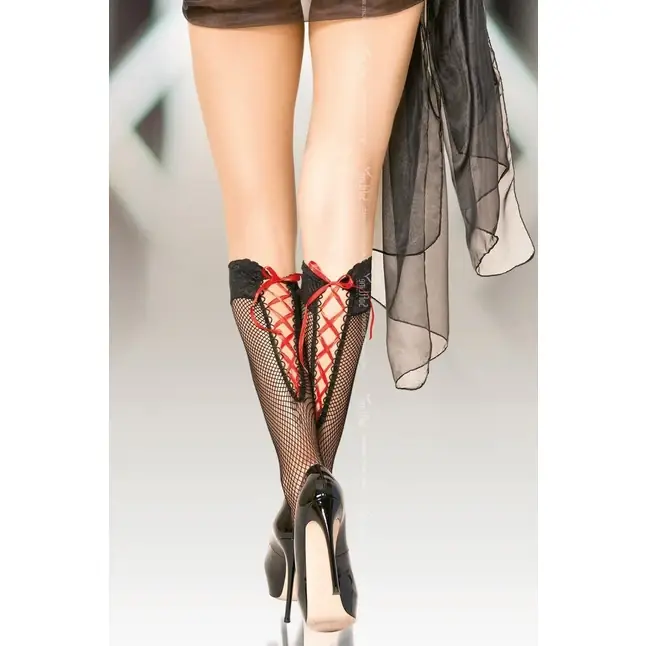 Гольфы-сетка со шнуровкой - Hosiery