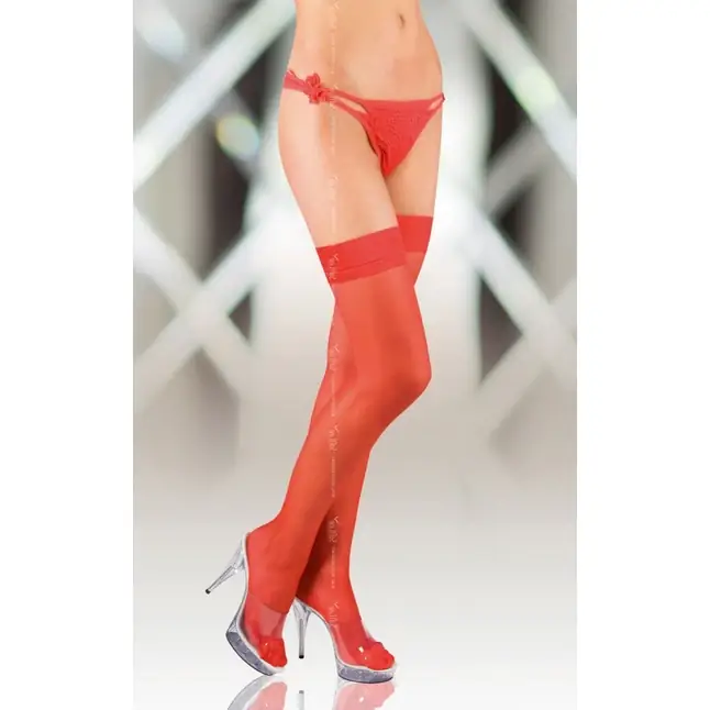 Чулочки с резинкой без рисунка - Hosiery