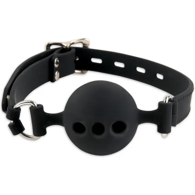 Силиконовый дышащий кляп Silicone Breathable Ball Gag Medium - Fetish Fantasy Extreme