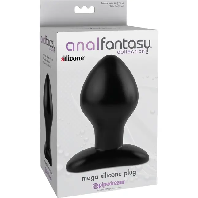 Большая анальная пробка для фистинга Mega Silicone Plug - 14,5 см - Anal Fantasy Collection. Фотография 3.