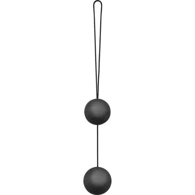 Чёрные анальные шарики Vibro Balls - Anal Fantasy Collection. Фотография 2.