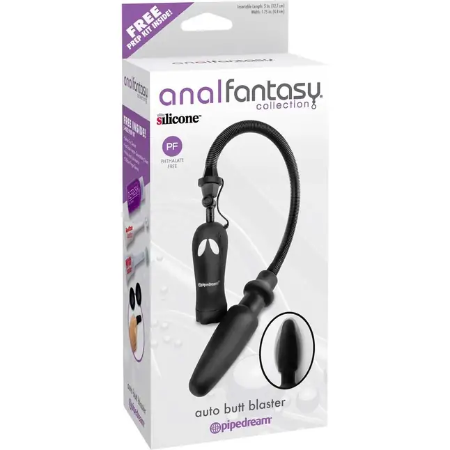Надувной анальный расширитель с автоматической подкачкой Auto Butt Blaster - Anal Fantasy Collection. Фотография 3.