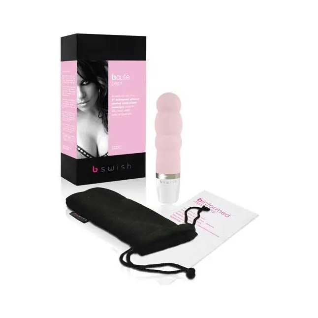 Рельефный массажер bCute Pearl Pink - 11 см. Фотография 4.