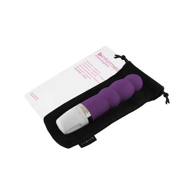 Рельефный массажер bCute Pearl Purple - 11 см. Фотография 3.