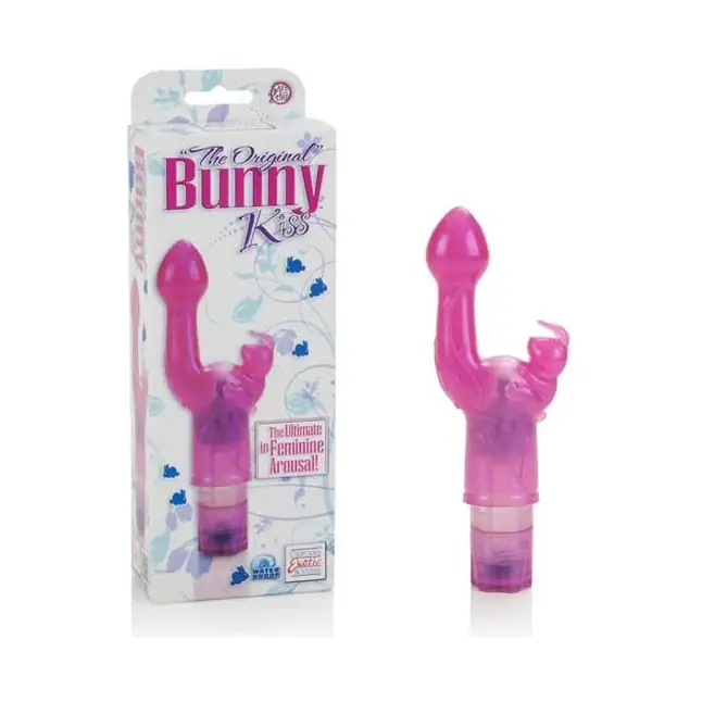 Розовый вибромассажер Bunny Kiss - Kiss Vibes. Фотография 3.