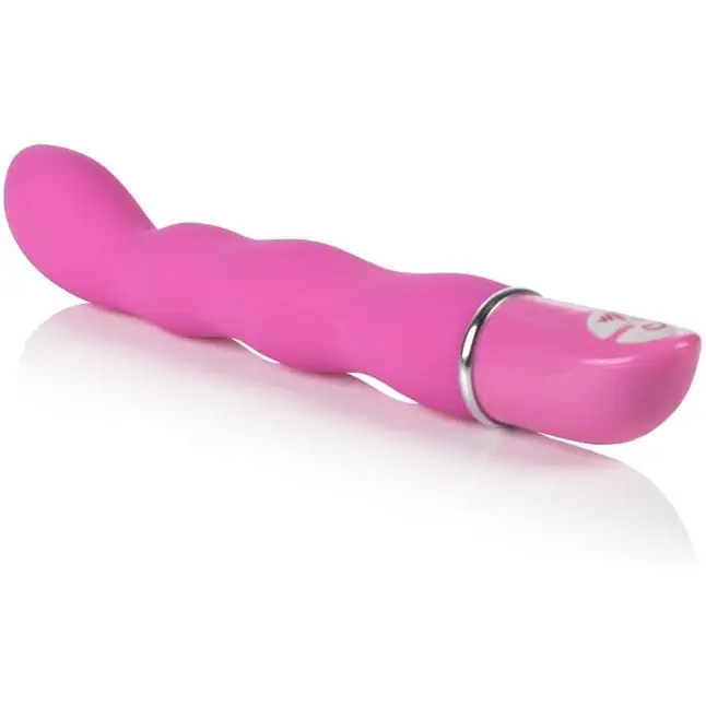 Розовый силиконовый вибратор Lia Magic Wands - 17 см - Lia. Фотография 3.