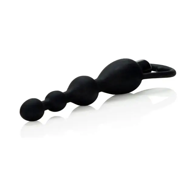 Анальная цепочка Waterproof Vibrating Pleasure Beads - Beads. Фотография 3.