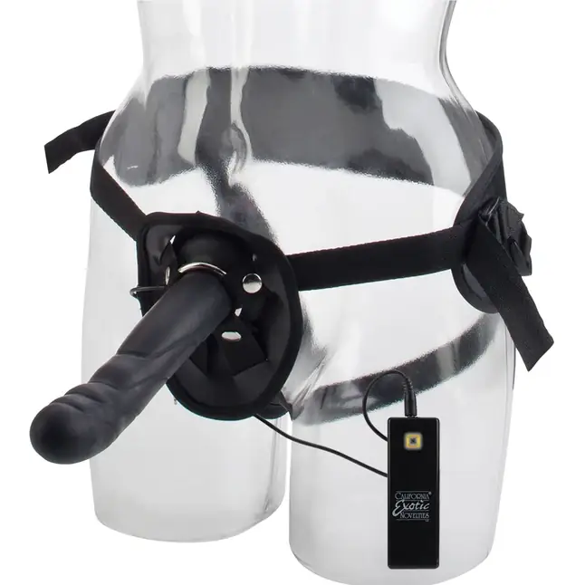 Страпон с вибрацией Love Rider Rippler - 18,5 см - Love Rider