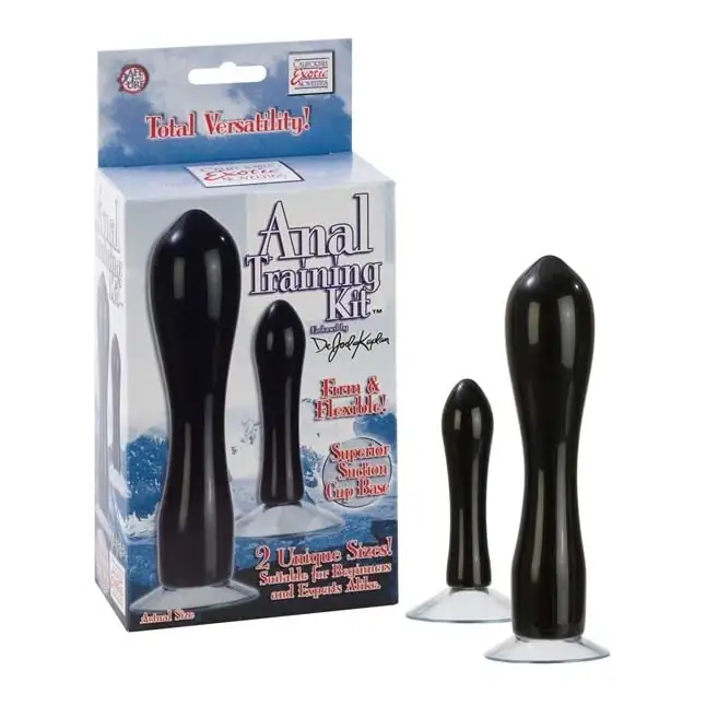 Набор анальных пробок на присосках Anal Training Kit - Dr. Joel Kaplan. Фотография 2.