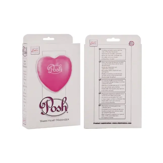 Согревающий массажер в форме сердца Posh Warm Heart Massager - Posh. Фотография 2.