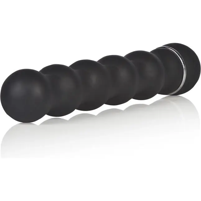 Анальный стимулятор с вибрацией Dr. Joel Kaplan 10-Function Anal Trainer Beaded - 15,25 см - Dr. Joel Kaplan. Фотография 4.