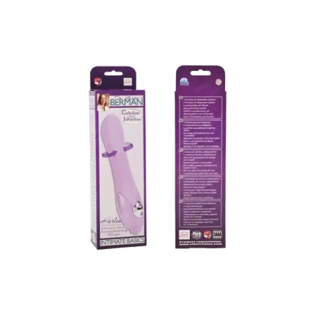 Вибромассажер Harlow 5-Function Silicone Rotating Vibrating Massager с ротацией из силикона фиоле - Dr. Laura Berman Collection. Фотография 2.