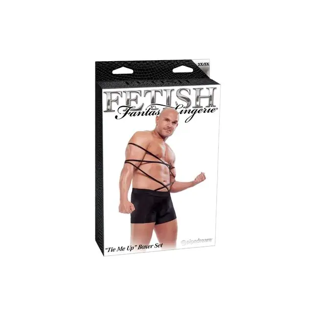 Чёрные боксеры для узника - Fetish Fantasy Lingerie. Фотография 7.