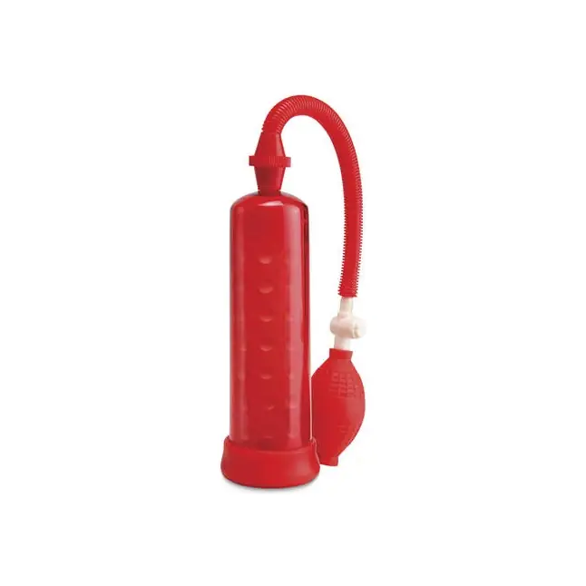 Мужская помпа SILICONE POWER красного цвета - Pump Worx. Фотография 2.