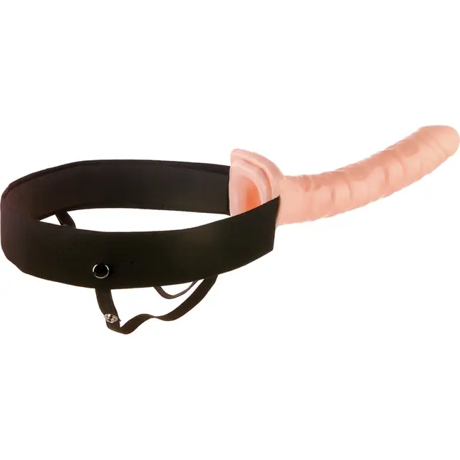 Мужской полый страпон 10 Hollow Strap-On - 24 см - Fetish Fantasy Series. Фотография 3.