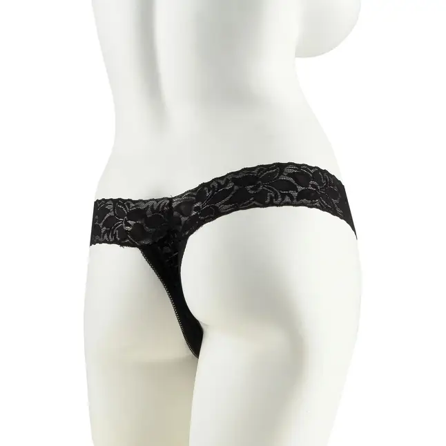 Трусики с силиконовым вибратором Limited Edition Black размера Plus Size - Fetish Fantasy Limited Edition. Фотография 8.