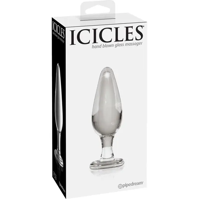 Стеклянный анальный стимулятор Icicles №26 - 11,8 см - Icicles. Фотография 3.