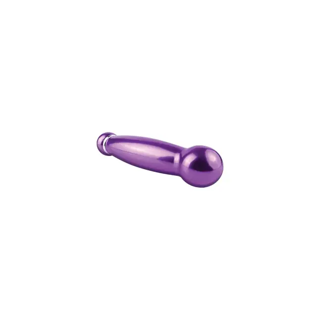 Алюминиевый вибратор PURPLE MEDIUM - 16 см - Pure Aluminium. Фотография 4.