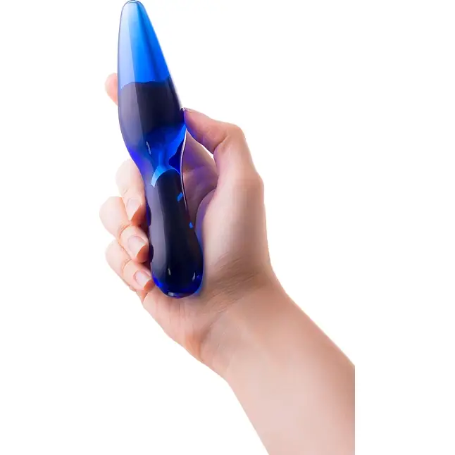 Стеклянная анальная втулка - 17,5 см - Sexus Glass. Фотография 2.