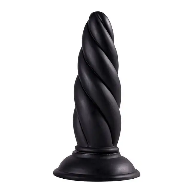 Чёрный витой стимулятор TWISTED PROBE - 14 см - MenzStuff