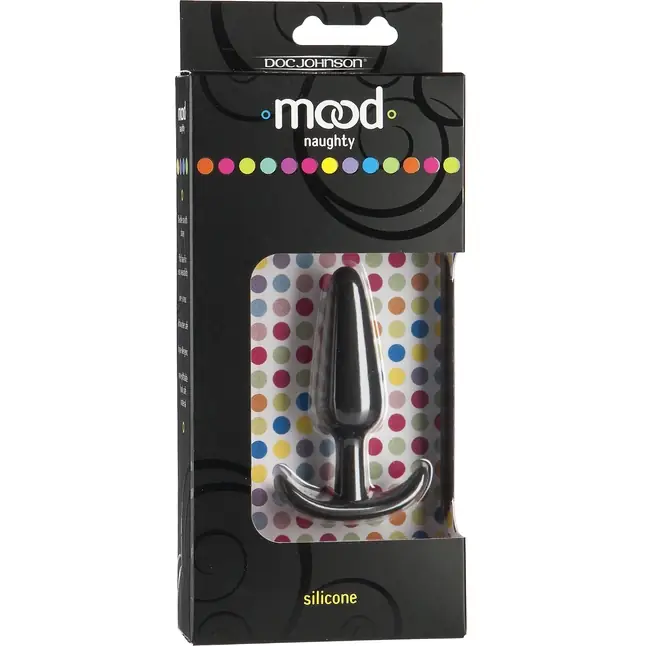 Анальная пробка для ношения Mood Naughty 3 Silicone - 7,6 см - Mood. Фотография 2.