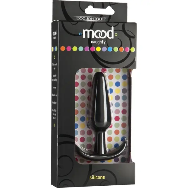 Анальная пробка для ношения Mood Naughty 3.5 Silicone - 8,9 см - Mood. Фотография 2.