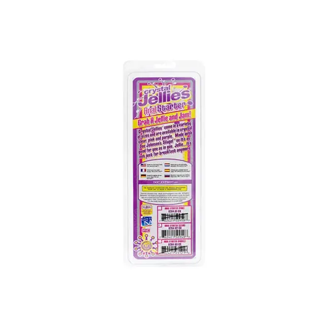 Прозрачный анальный стимулятор Cristal Jellies Anal Starter - 15 см - Crystal Jellies. Фотография 3.